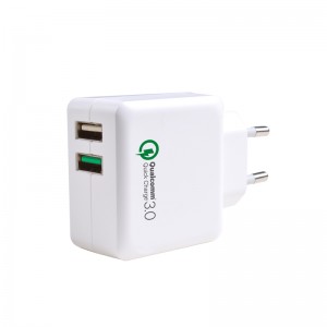Cargador de viaje Qualcomm 3.0 KPS-8306LC-QC3.0
