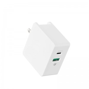 KPS-8006LC PD + QC3.0 / 5V3A Cargador de pared de 2 puertos
